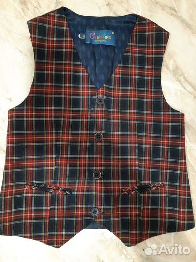 Жилетка для мальчика школьная размер 128