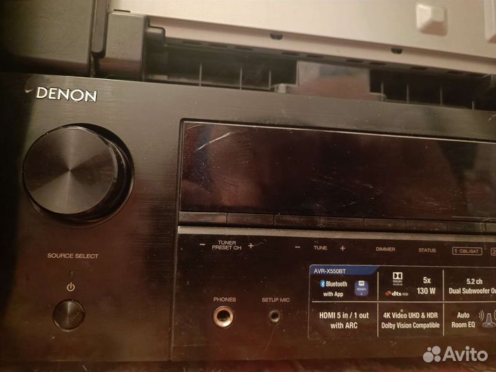Av ресивер denon AVR-X550BT