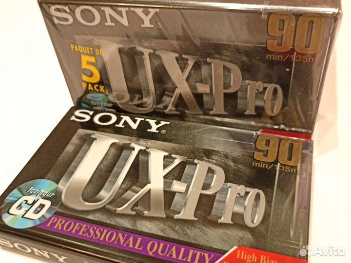 Аудиокассеты Sony UX PRO 90