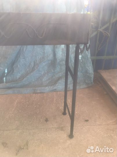 Мангал с печью под казан 3 мм толщина