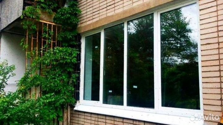 Окно пластиковое Установка