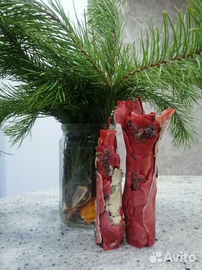 Свечи ручной работы на подарок