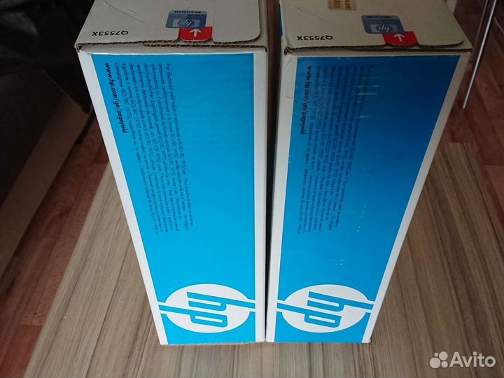Коробка картриджа hp laserjet q7553x оригинальная