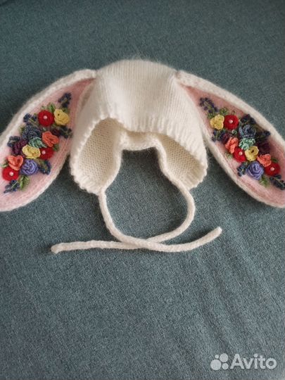 Чепчик с ушками детский