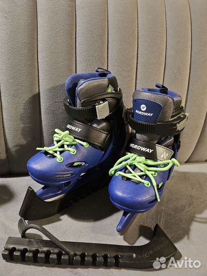 Коньки детские раздвижные 27 30