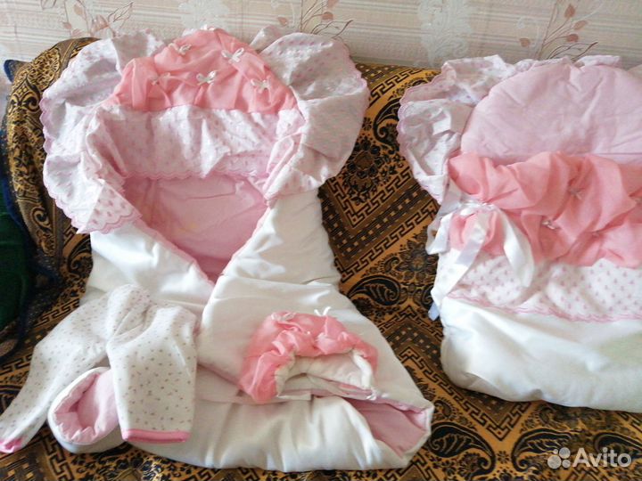 Конверт на выписку летний для девочки