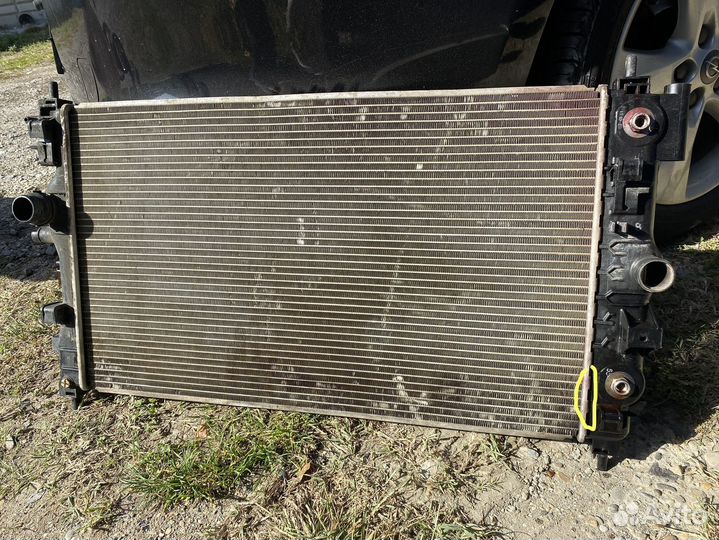 Радиатор основной opel astra j АКПП