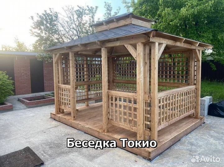 Деревянные беседки