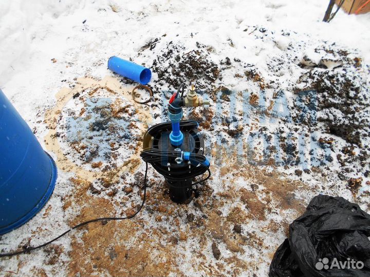 Замена ремонт насоса в скважине