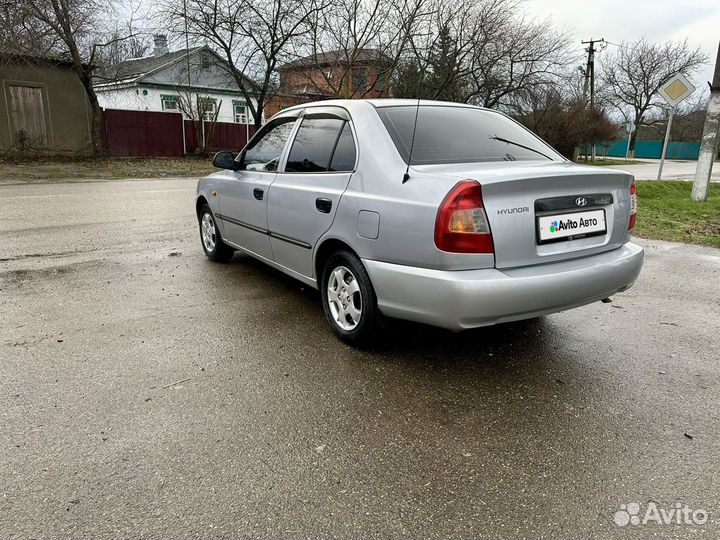 Hyundai Accent 1.5 МТ, 2007, 203 000 км