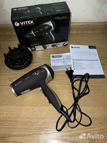 Новый фен для волос Vitek оригинал