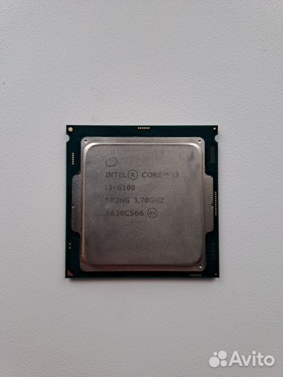 Процессор intel core i3 6100