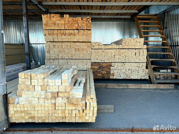 Доска обрезная 25х150х6000мм 1 сорт ГОСТ