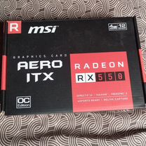 Видеокарта rx 550 4gb