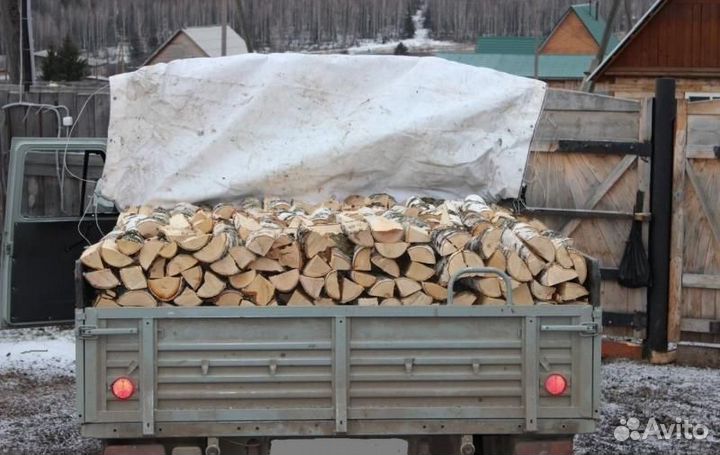 Продажа колотых березовых дров с доставкой