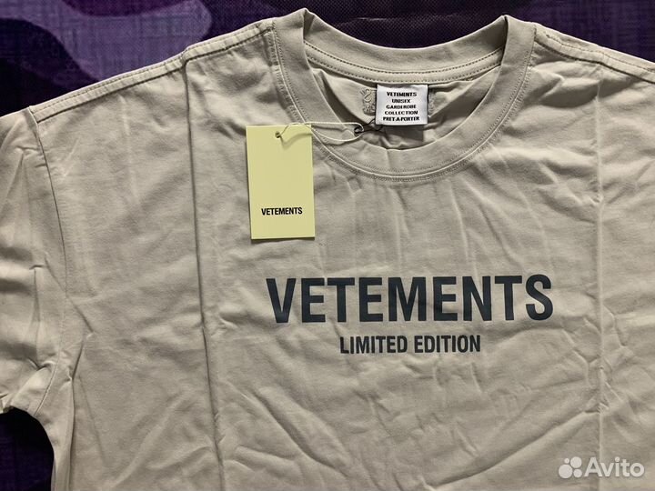 Футболка Vetements Limited Edition