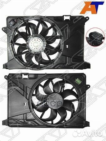 Диффузор радиатора в сборе opel mokka 1,4T 12