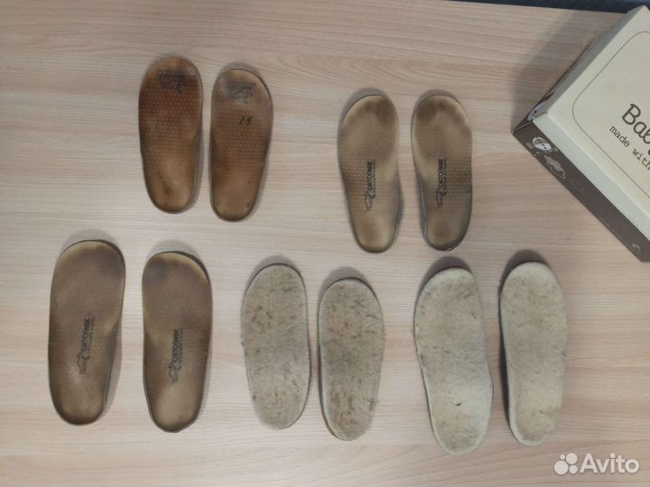 Детские ортопедические стельки набором