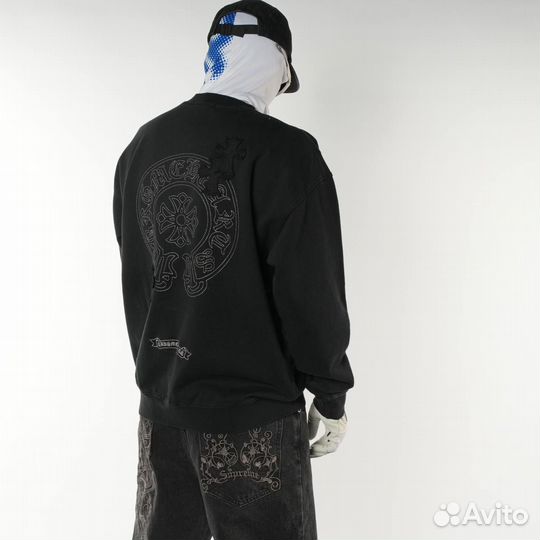 Свитшот Chrome Hearts Total Black