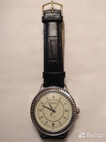 Часы наручные механ-кие poljot 17jewels, номерные
