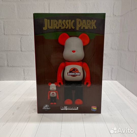 Bearbrick Jurassic Park 400 + 100 Оригинал