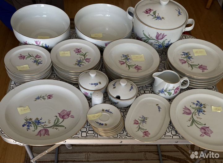 Столовый и кофейный сервиз гдр