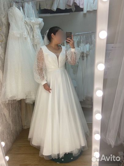 Свадебное платье 50 52
