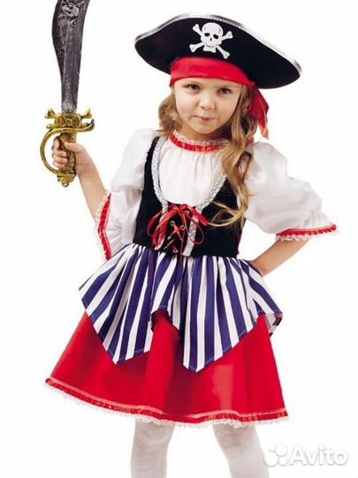 Костюм пиратки для девочки