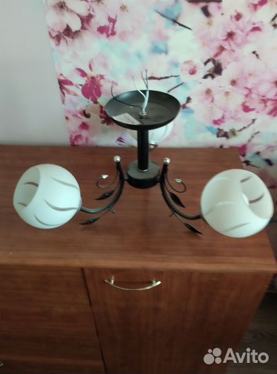 Люстра потолочная бу