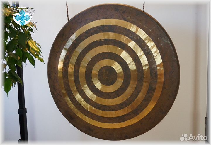 Тибетский Гонг (полосатый ) - диаметр 70 см