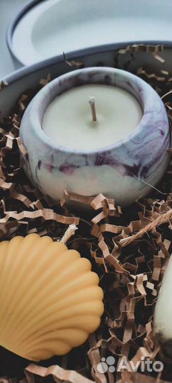 Свечи ручной работы из натурального воска
