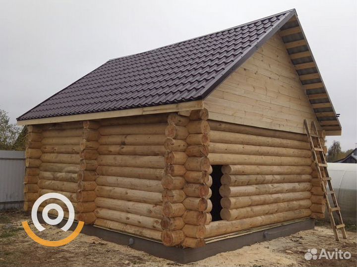 Сруб для бани 6х6