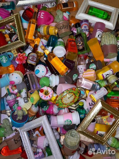 Аксессуары для кукол барби (еда,напитки)