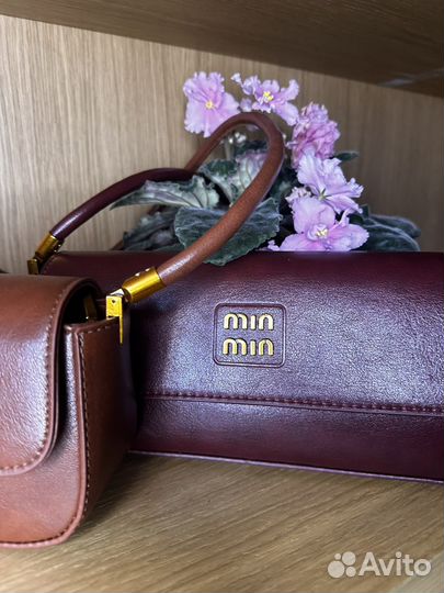 Сумка багет miu miu