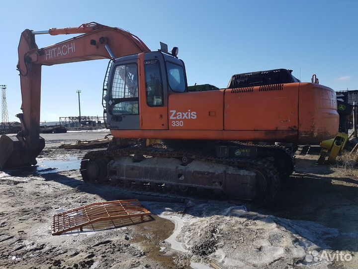 Разборка экскаватора hitachi хитачи