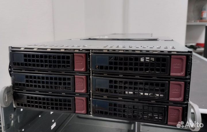 Сервер 4 node Supermicro 4U (X10drfr)