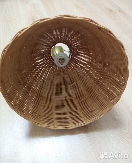 Светильник абажур навесной плетенный дизайнерский