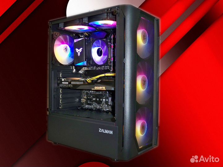 Мощн Игр пк/ i7-10700F/ 16gb/ RTX 3060 12gb/ SSD
