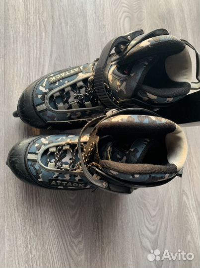 Коньки детские раздвижные 34-37