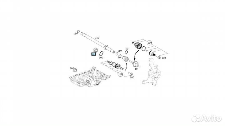 Подшипник промвала SKF Mercedes-Benz A1129800115