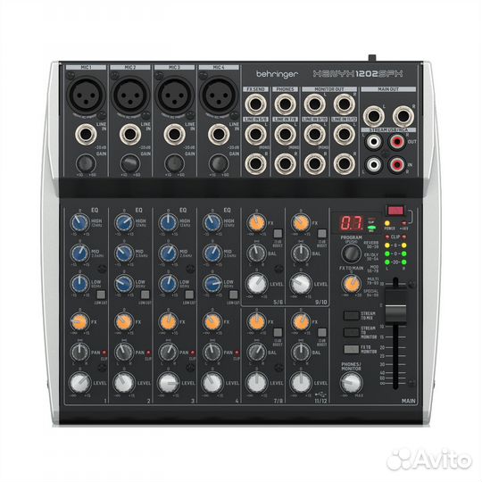 Behringer Xenyx 1202SFX микшерный пульт