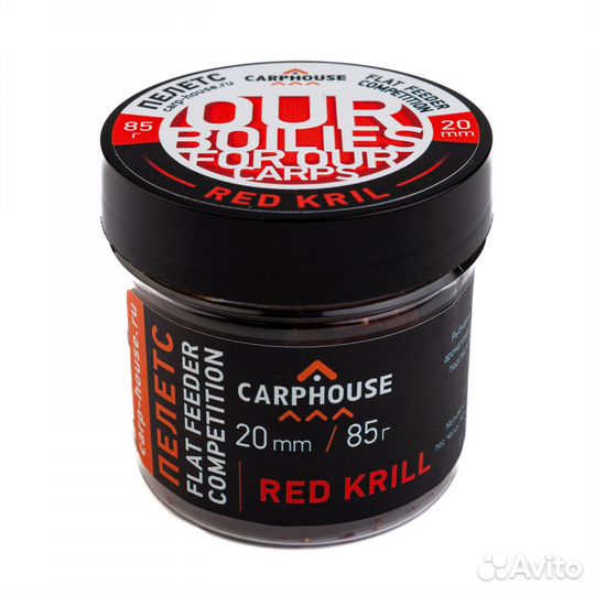 Пелетс насадочный Carp House Red Krill