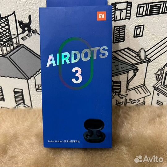 Bluetooth наушники Xiaomi Redmi AirDots 3 (синий)