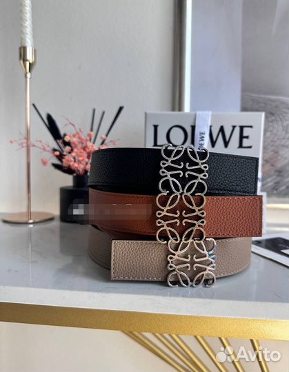 Ремень женский Loewe двухсторонний