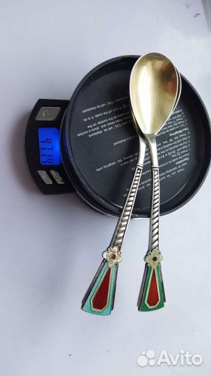 Серебряные чайные и мельхиоровые чайные