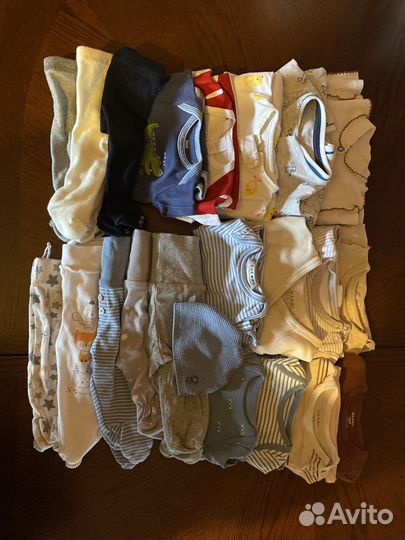 Детские вещи на мальчика пакетом