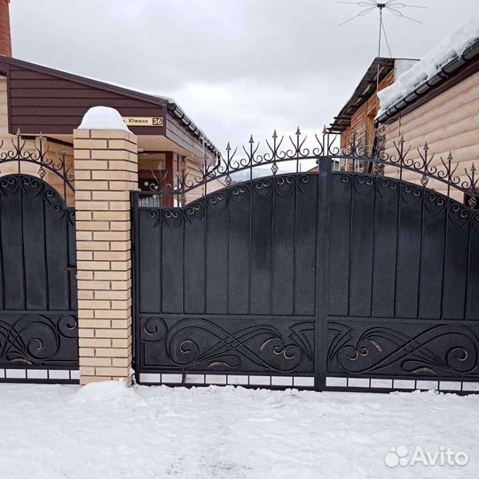Кованые ворота, заборы, скамейки, ограды и многое