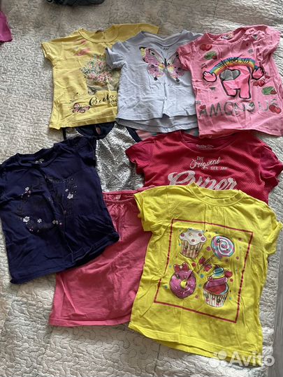 Вещи пакетом на девочку 104 110