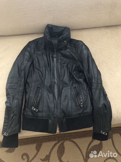 Куртка кожаная женская 40 42