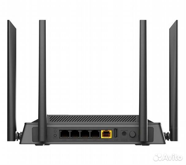 Wi-Fi роутер D-link DIR-825/RU/R, черный